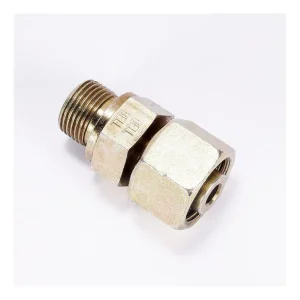 Złącze hydrauliczne proste mosiężne, GZ 3/8 x GW M20x1,5 Łatwy zwrot