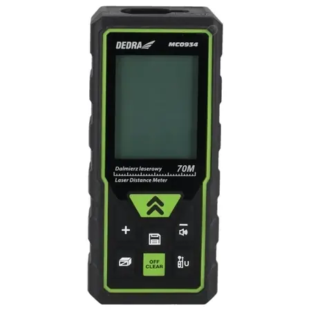 Łatwy zwrot Dalmierz laserowy 70 m Dedra MC0934
