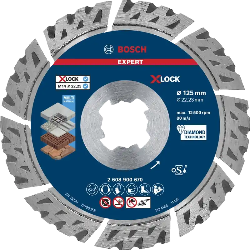 Tarcza diamentowa D 125 EXPERT Multi Material X-LOCK Bosch 2608900670 Wybór klientów