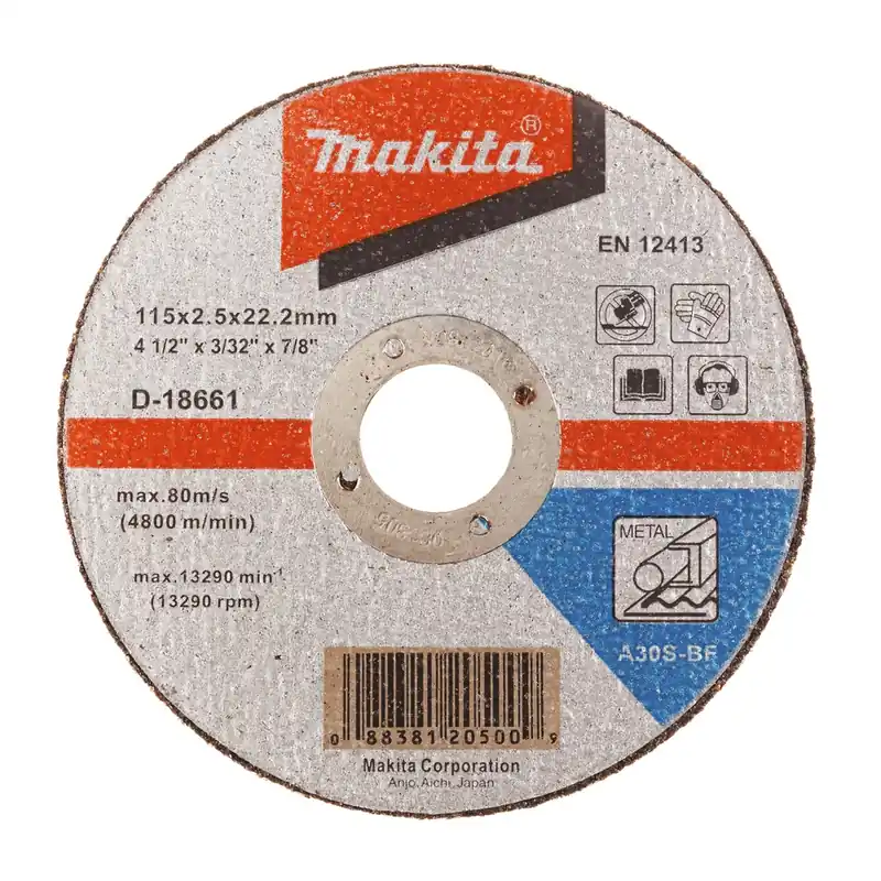 Tarcza tnąca do metalu 115 x 2,5 x 22,23 mm Makita Okazja
