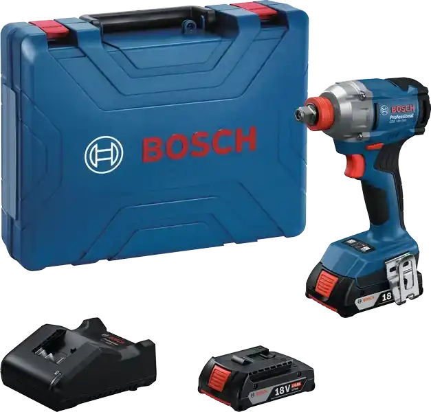 Klucz udarowy akumulatorowy bezszczotkowyy GDX 18V-285 Bosch Professional + 2,0Ah + walizka narzędziowa Kup online