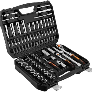 Zestaw kluczy nasadowych 1/2", 1/4" 94 elementów Neo 10-062 Wysoka jakość