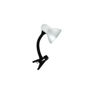 Cena promocyjna Lampka biurkowa TOLA E27 SILVER CLIP 02856