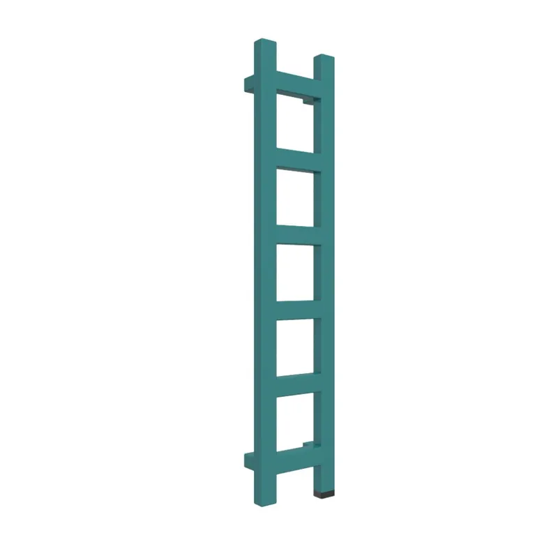 Bestseller Grzejnik drabinkowy TERMA EASY ONE, podłączenie S1, wym. 960 x 200 mm, kolor turkusowy morski RAL5021, moc 187W