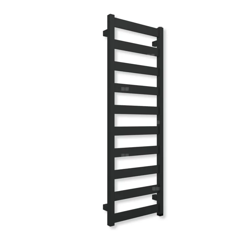 Bestseller Grzejnik drabinkowy TERMA VIVO ONE, podłączenie S1, wym. 1150 x 400 mm, kolor czarny jak kruk soft RAL9005