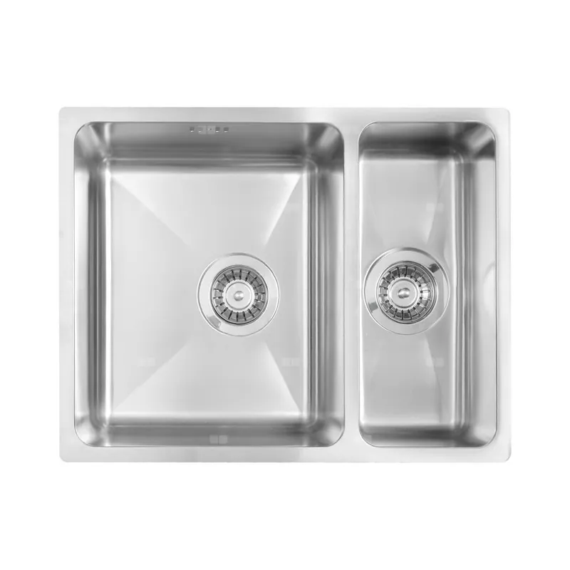 Zlew. podblatowy egeria stal szczotkowana 1,5k b/o 570x440x200 3,5" + osprzęt space-saver Kup online