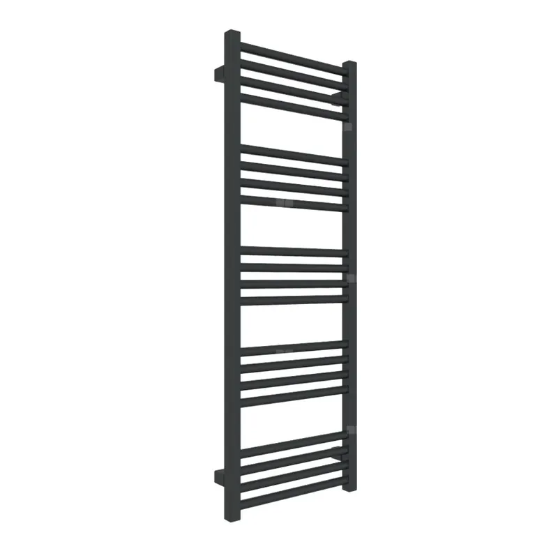 Zniżka Grzejnik drabinkowy TERMA FIONA, podłączenie Z8, wym. 1140 x 400 mm, kolor czarny jak kruk mat RAL9005, moc 405W