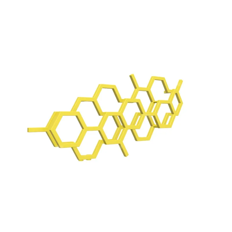 Zniżka Grzejnik drabinkowy TERMA HEX, podłączenie YL, wym. 502 x 1126 mm, kolor miękkie zielone jabłko, moc 317W