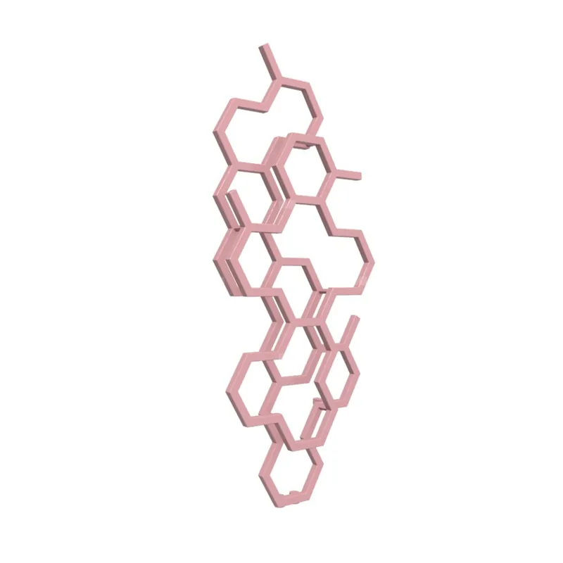 Do wyczerpania zapasów Grzejnik drabinkowy TERMA HEX, podłączenie ZX, wym. 1220 x 486 mm, kolor różowy jasny RAL3015, moc 346W