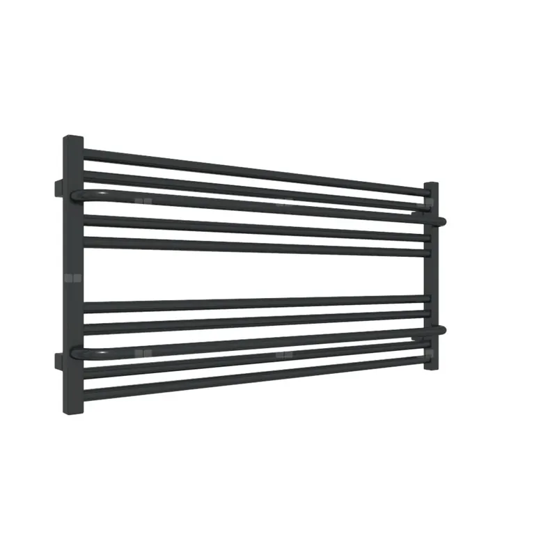 Bezpieczna płatność Grzejnik drabinkowy TERMA LIMA, podłączenie SX, wym. 500 x 1000 mm, kolor czarny jak kruk soft RAL9005, moc 482W