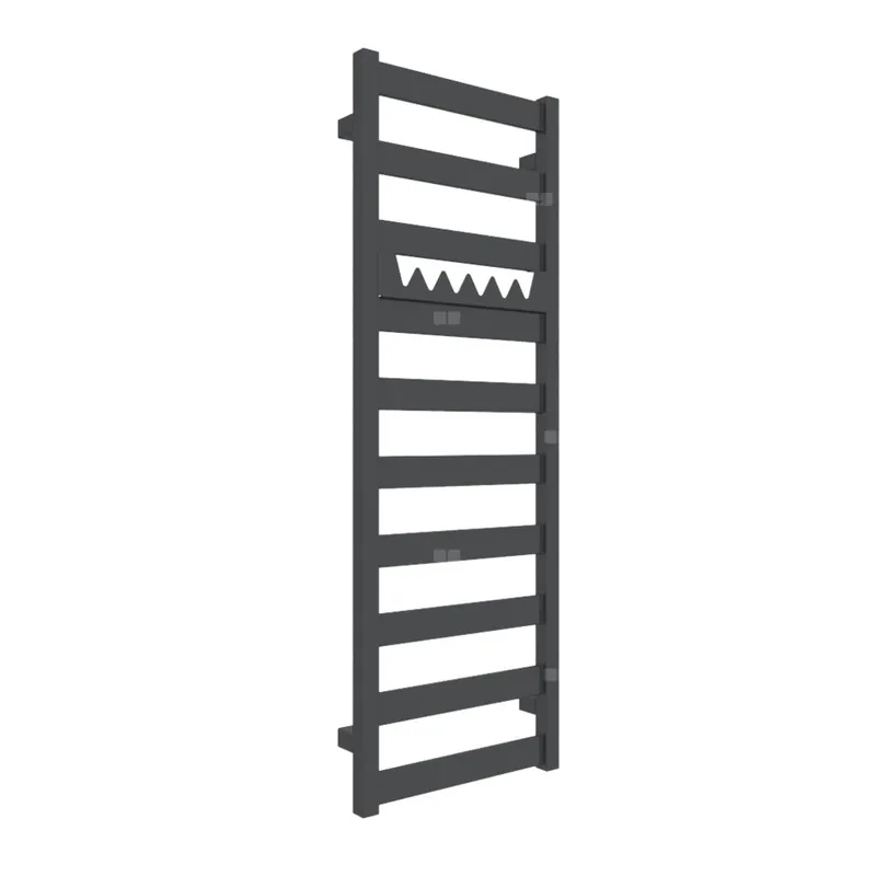 Bestseller Grzejnik drabinkowy TERMA VIVO, podłączenie Z1, wym. 1150 x 400 mm, kolor metaliczna czerń, moc 366W