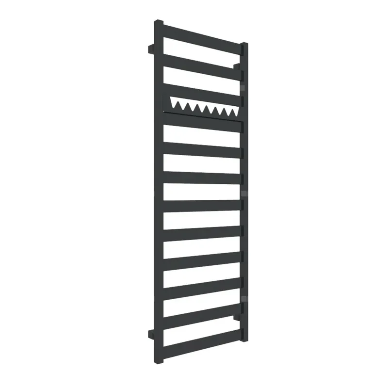 Zniżka Grzejnik drabinkowy TERMA VIVO, podłączenie Z1, wym. 1390 x 500 mm, kolor czarny jak kruk soft RAL9005, moc 512W